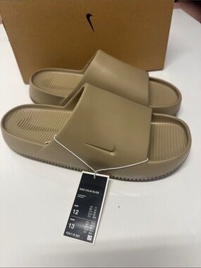 Nike Slides Mens 12 Tan Calm